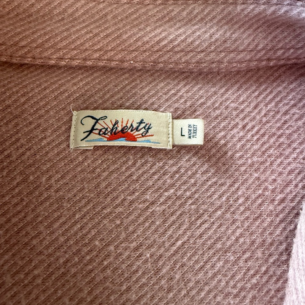 Faherty Pink Button Down Shirt - image 5